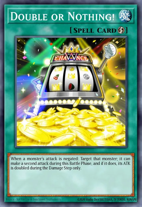 Double or Nothing! trading card