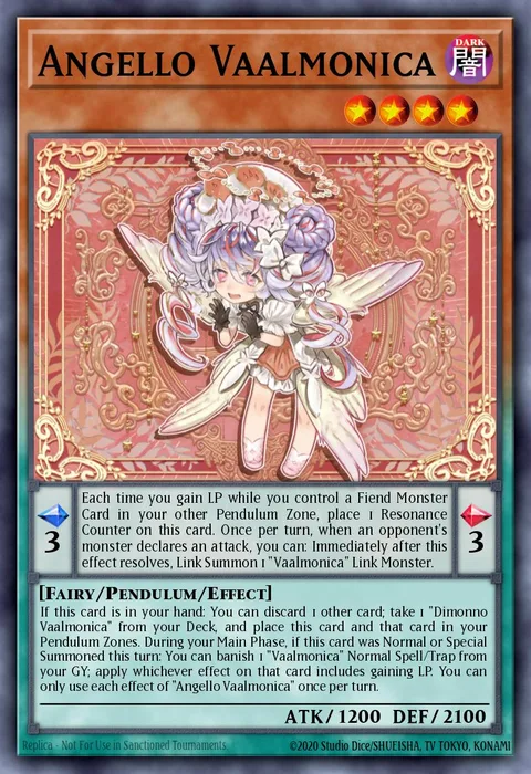 Angello Vaalmonica trading card