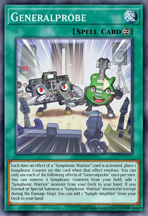 Generalprobe trading card