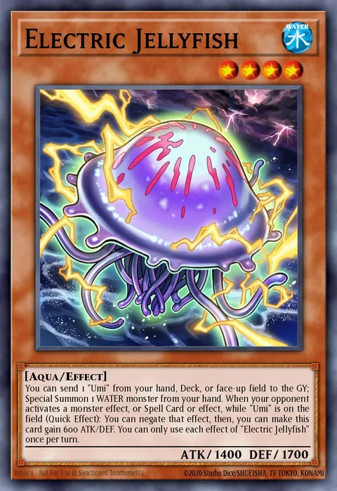 Electric Jellyfish trading card