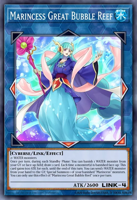 Marincess Great Bubble Reef trading card