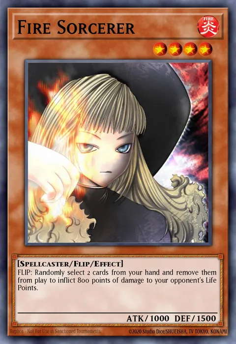 Fire Sorcerer trading card