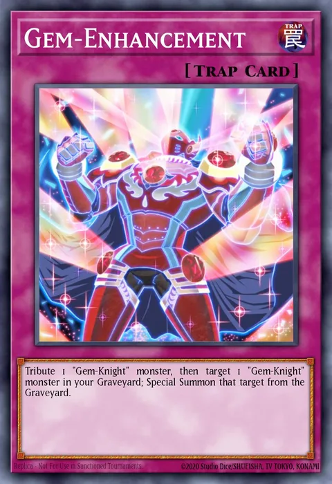 Gem-Enhancement trading card