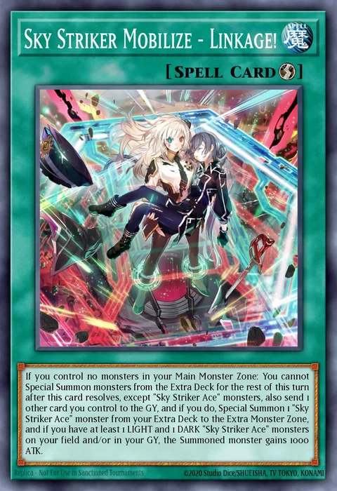 Sky Striker Mobilize - Linkage! trading card