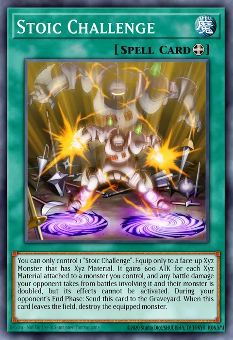Stoic Challenge trading card