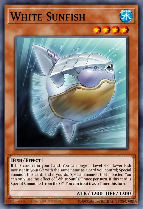 White Sunfish trading card