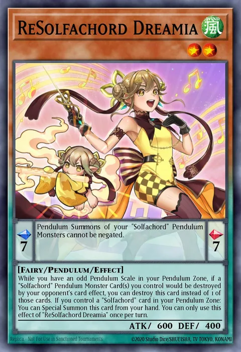ReSolfachord Dreamia trading card
