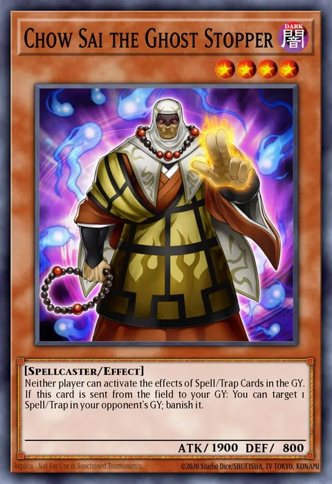 Chow Sai the Ghost Stopper trading card