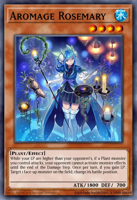 Aromage Rosemary trading card