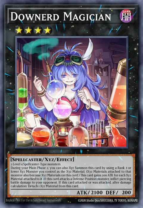 Downerd Magician trading card