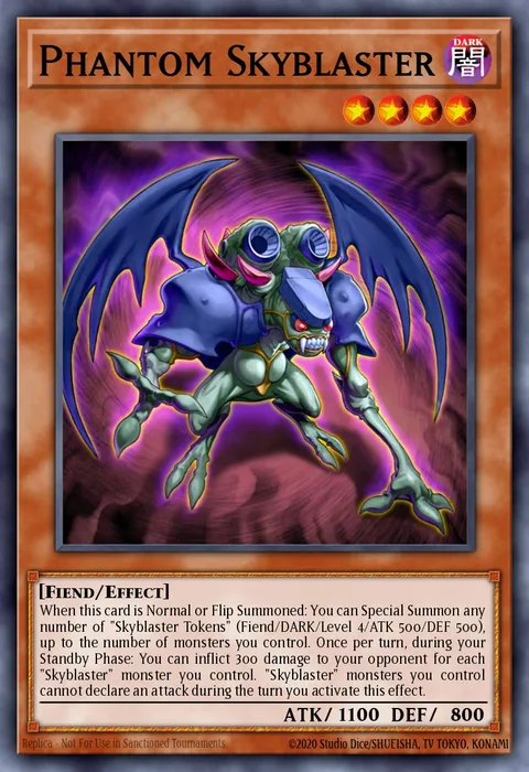 Phantom Skyblaster trading card