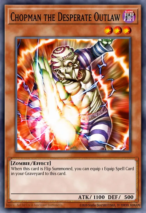 Chopman the Desperate Outlaw trading card