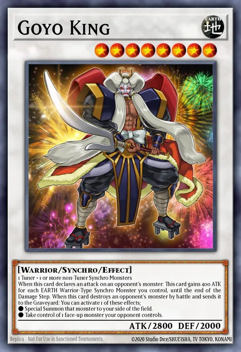 Goyo King trading card