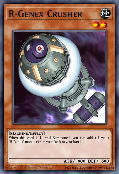 R-Genex Crusher trading card