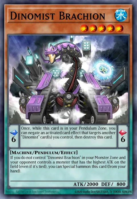 Dinomist Brachion trading card