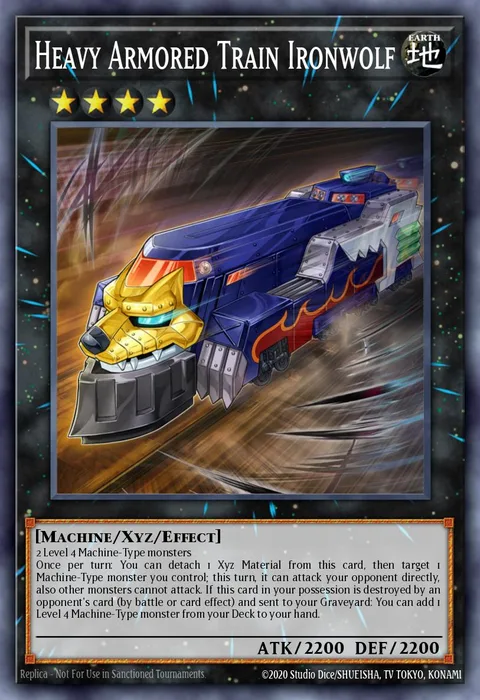 Heavy Armored Train Ironwolf trading card