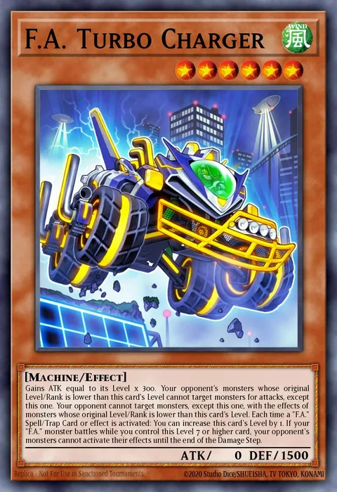 F.A. Turbo Charger trading card