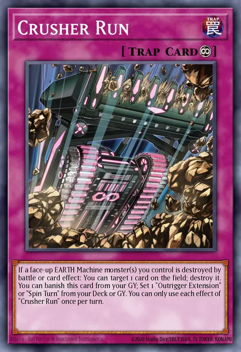 Crusher Run trading card