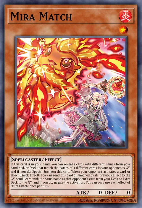 Mira Match trading card