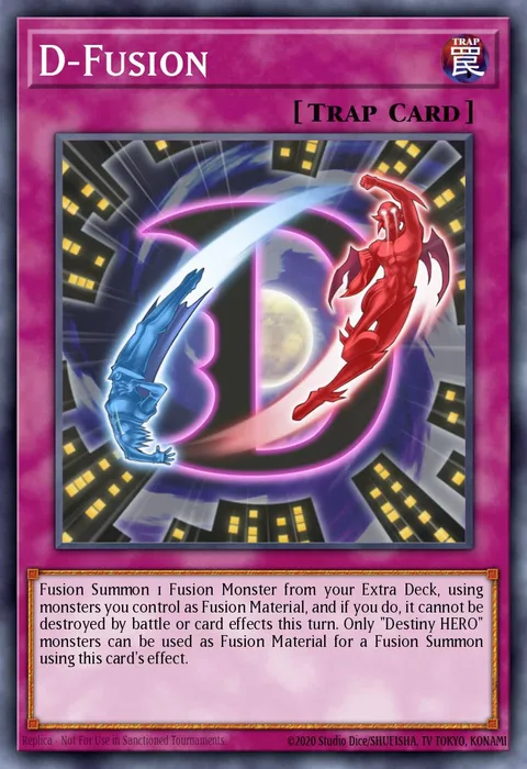 D-Fusion trading card