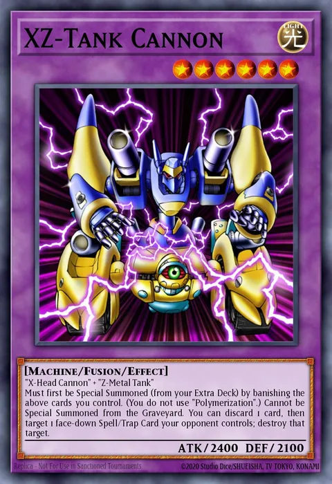 XZ-Tank Cannon trading card