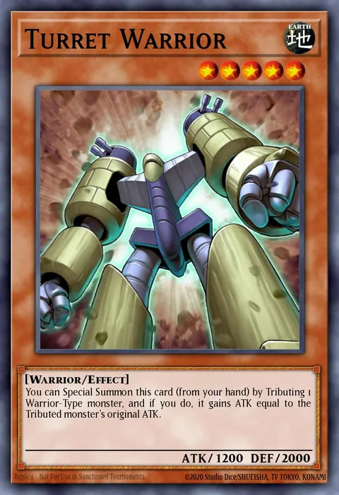 Turret Warrior trading card