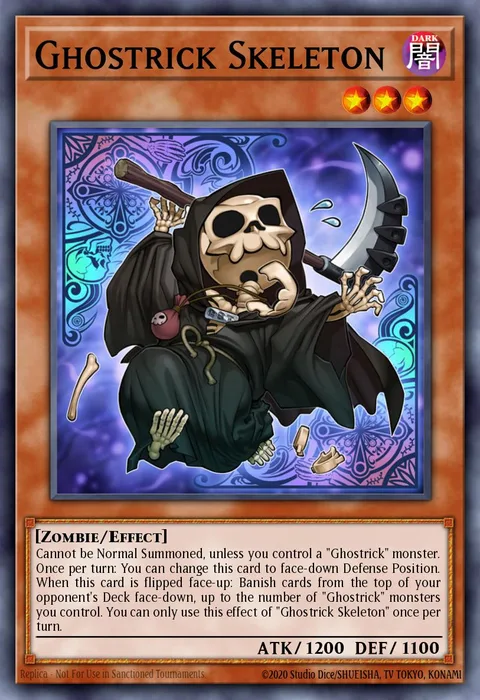 Ghostrick Skeleton trading card