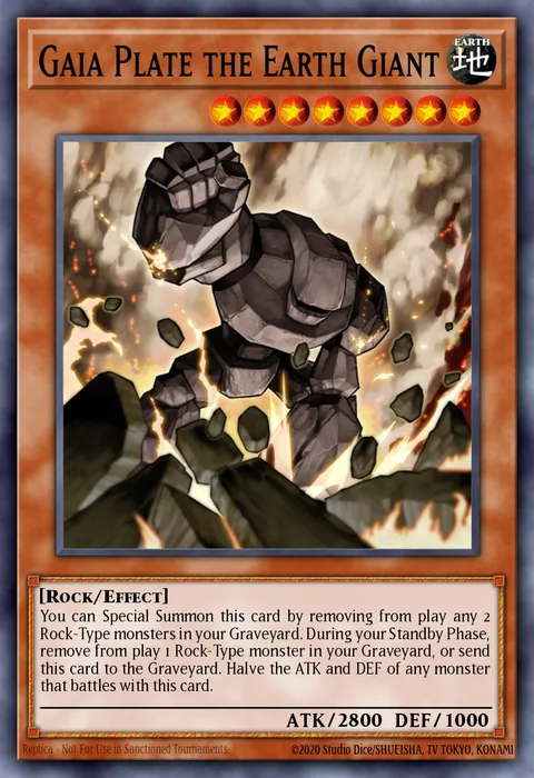 Gaia Plate the Earth Giant trading card