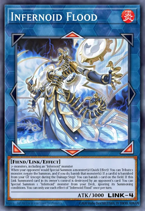 Infernoid Flood trading card