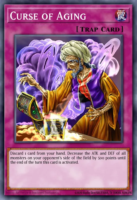 Curse of Aging trading card