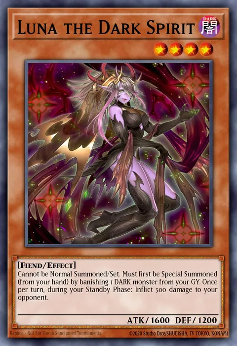 Luna the Dark Spirit trading card