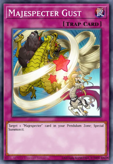 Majespecter Gust trading card