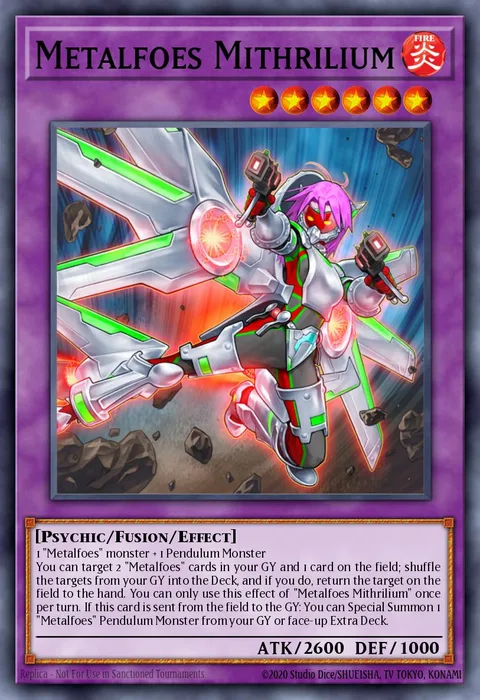 Metalfoes Mithrilium trading card
