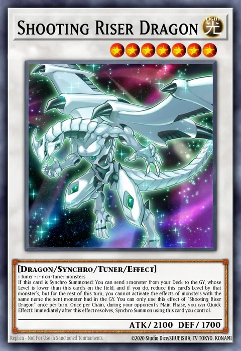 Shooting Riser Dragon trading card