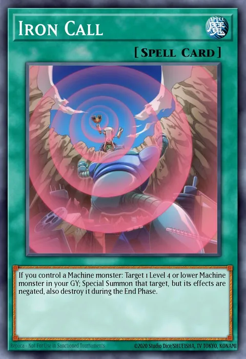 Iron Call trading card