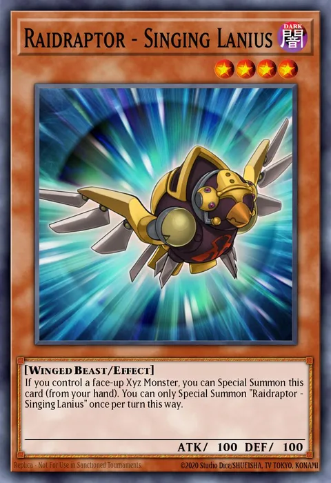 Raidraptor - Singing Lanius trading card