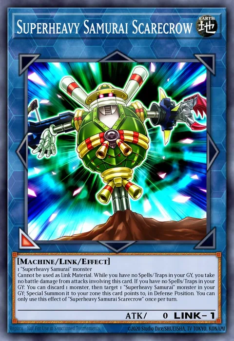 Superheavy Samurai Scarecrow trading card