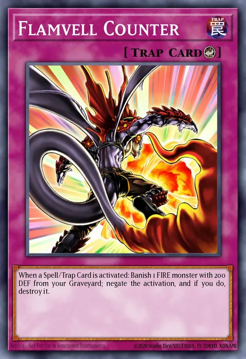 Flamvell Counter trading card