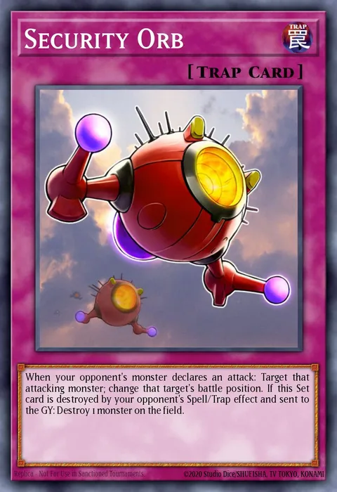 Security Orb trading card