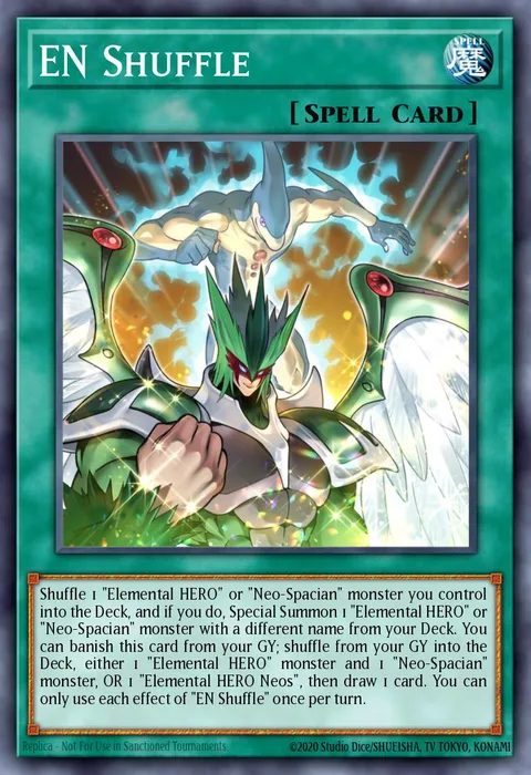EN Shuffle trading card