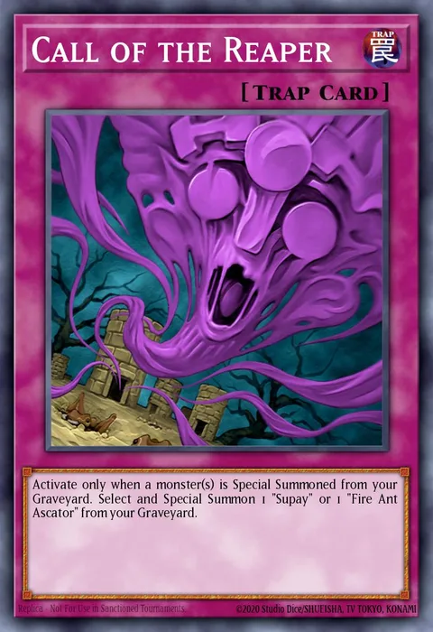 Call of the Reaper trading card
