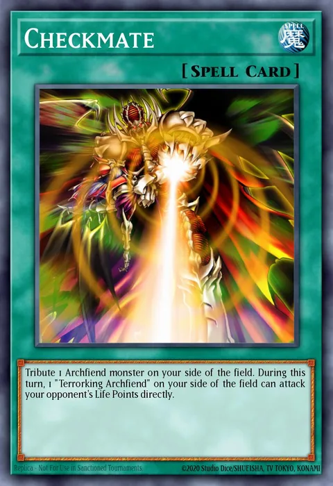 Checkmate trading card
