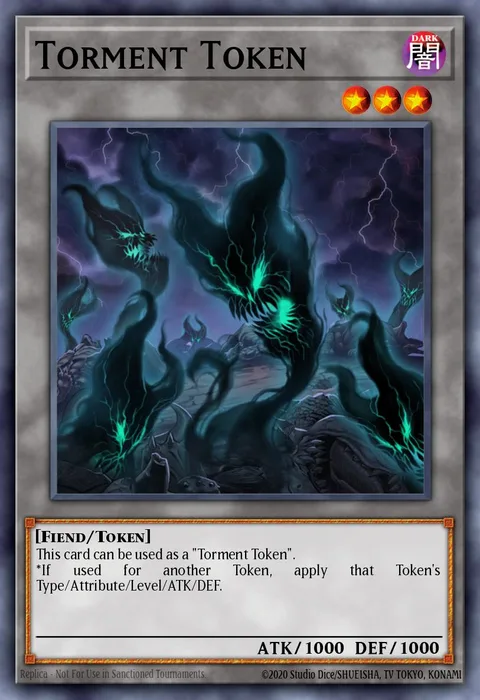 Torment Token trading card