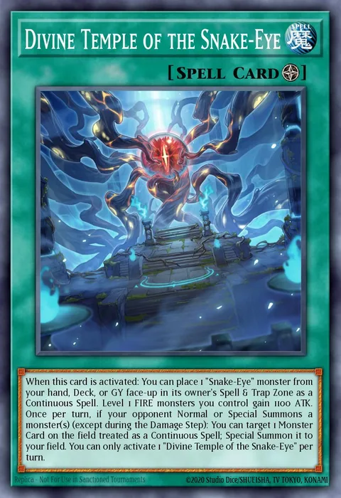 Divine Temple of the Snake-Eye trading card