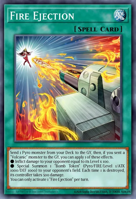 Fire Ejection trading card