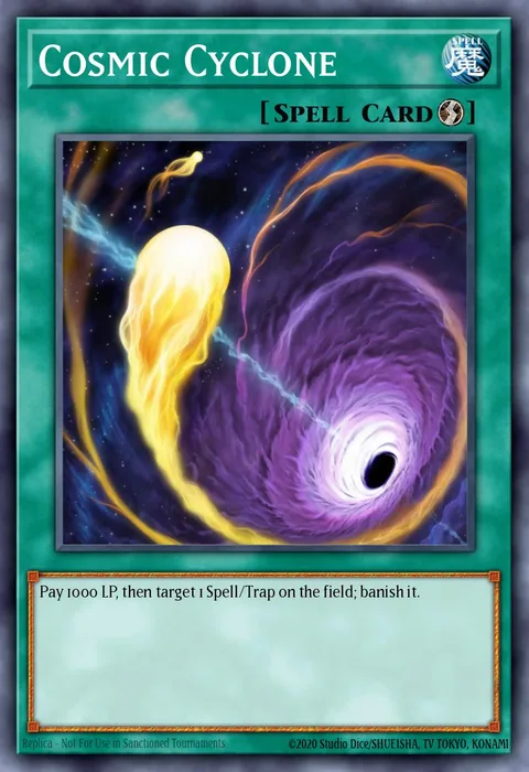 Cosmic Cyclone trading card