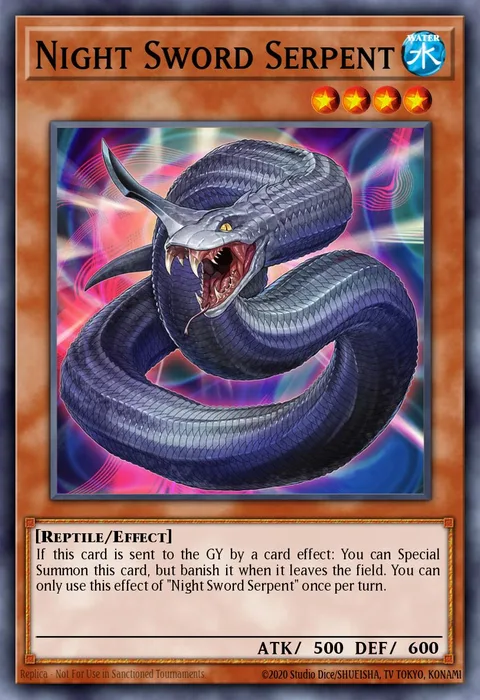 Night Sword Serpent trading card