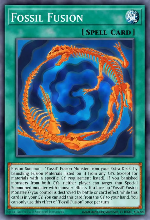 Fossil Fusion trading card