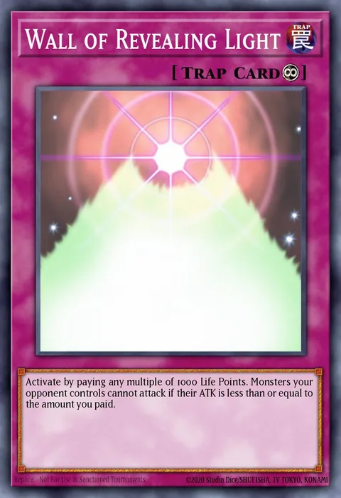 Wall of Revealing Light trading card