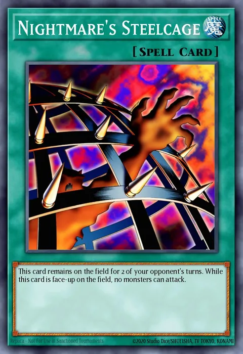 Nightmare's Steelcage trading card